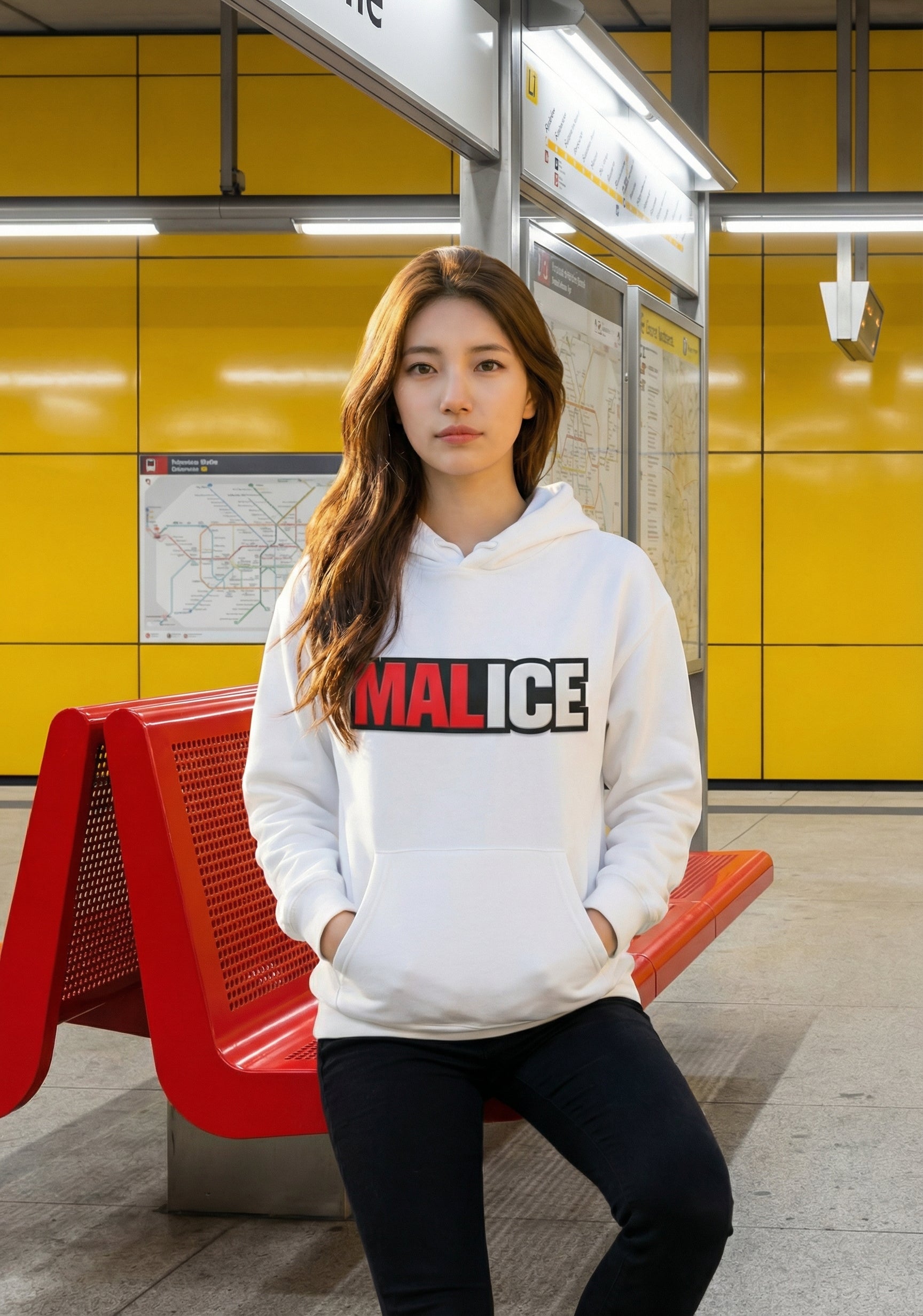 MALICE Recycled Fleece Hoodie