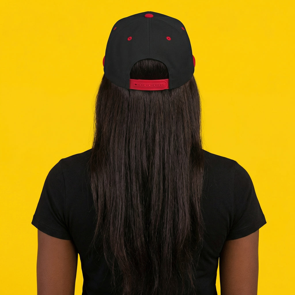 MALICE RED BRIM Snapback Hat