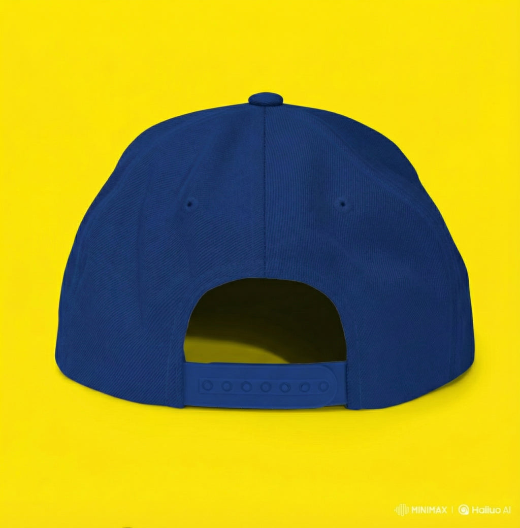MALICE YELLOW TEXT Protest Snapback Hat
