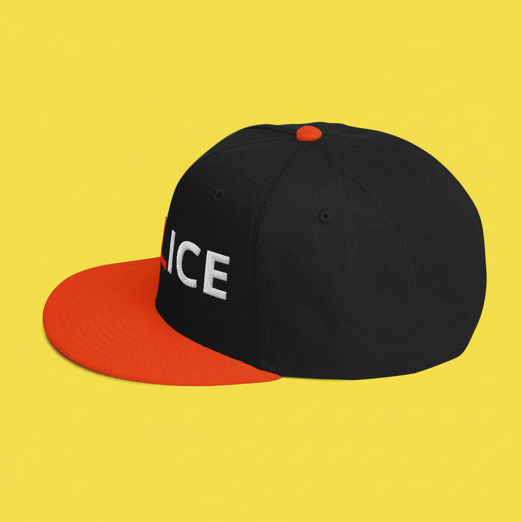 MALICE Statement Snapback Hat