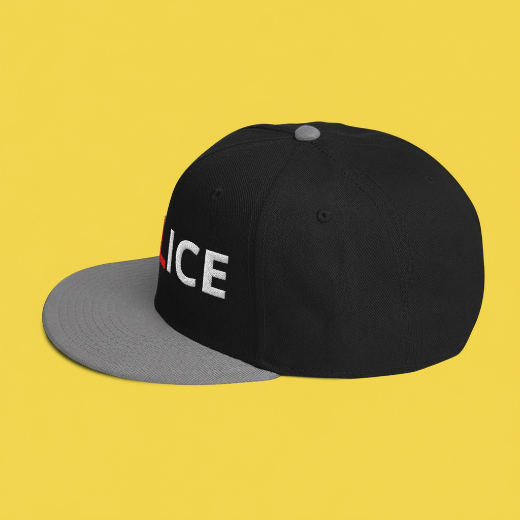 MALICE Statement Snapback Hat