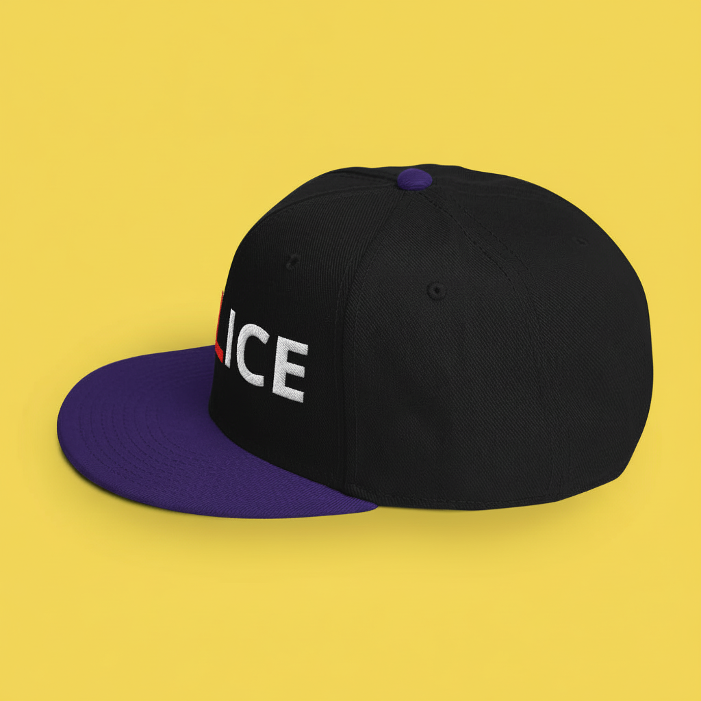 MALICE Statement Snapback Hat