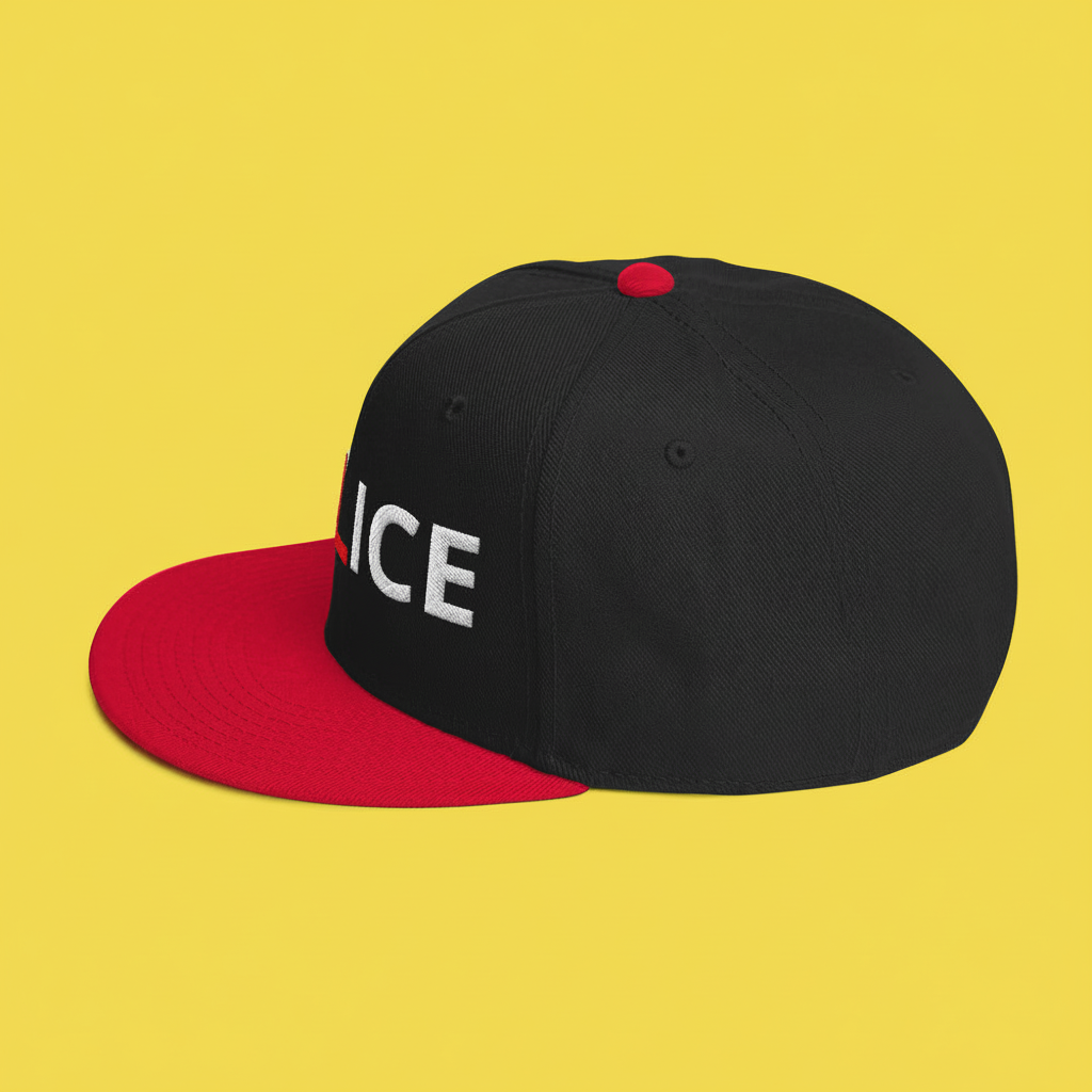 MALICE Statement Snapback Hat